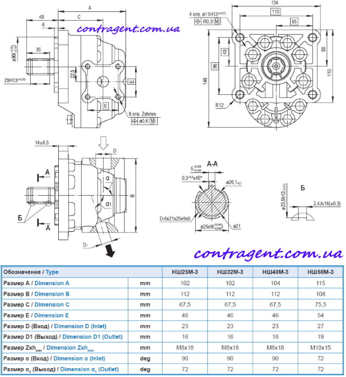 nasos-shesterennyj nsh-32m-3 nsh32