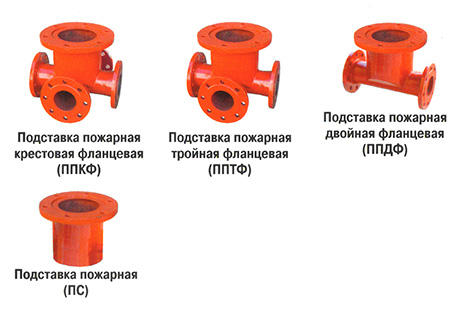 ППКФ ППТФ ППДФ ПС подставка pozjarnaya