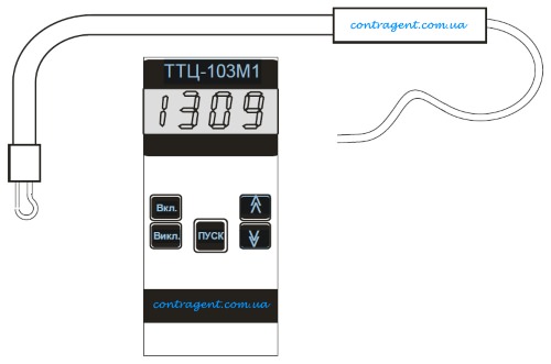 Termometr termoelektricheskij tcifrovoj TTC-103 udochka